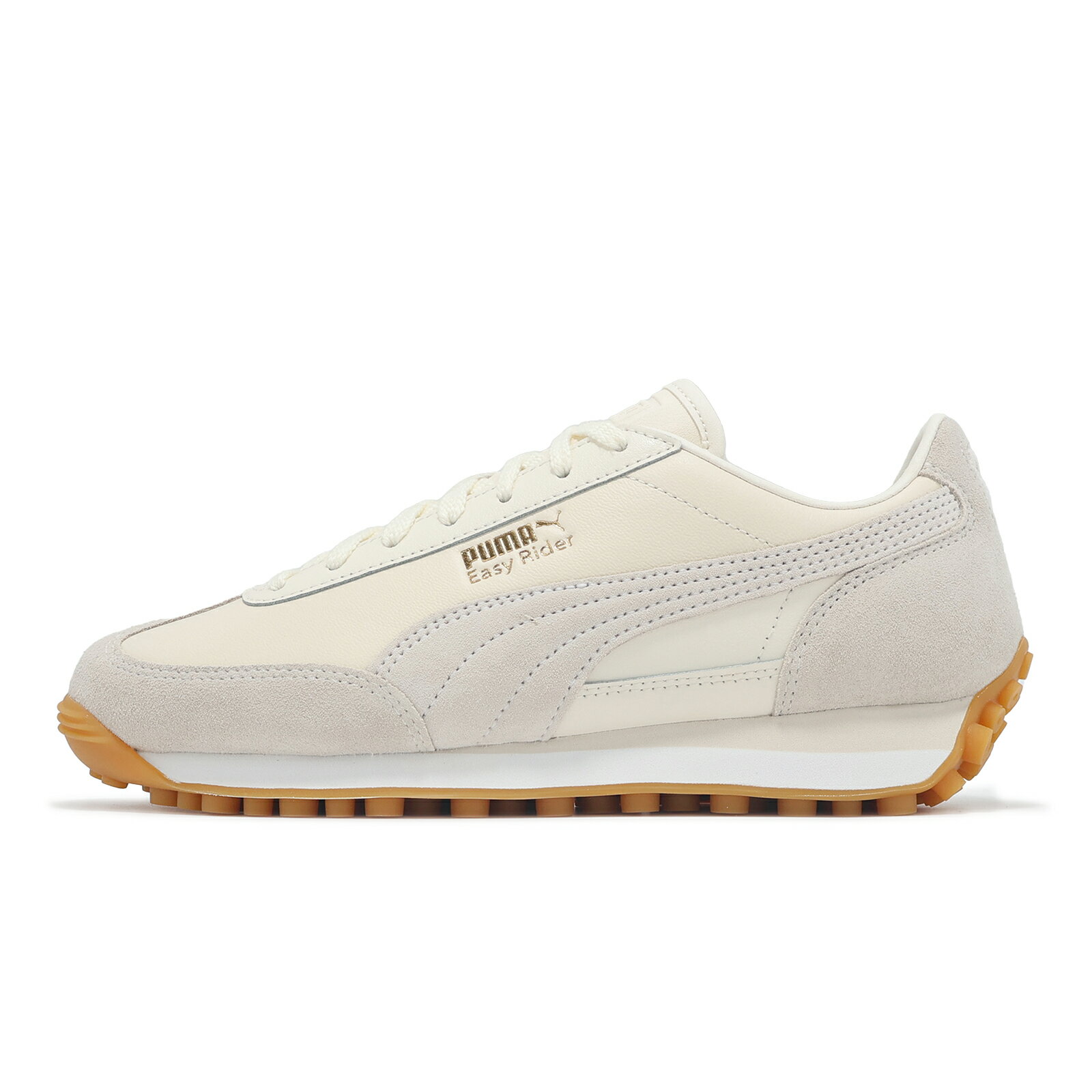 Puma 休閒鞋 Easy Rider Mix 男鞋 女鞋 米白 灰 麂皮 拼接 復古 情侶鞋 39902503