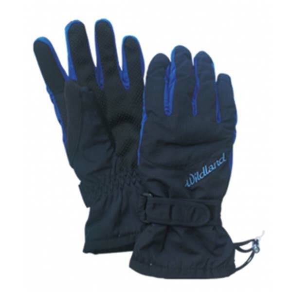 《台南悠活運動家》WILDLAND W2006-72 中性PR棉防水防風觸控手套 深藍色