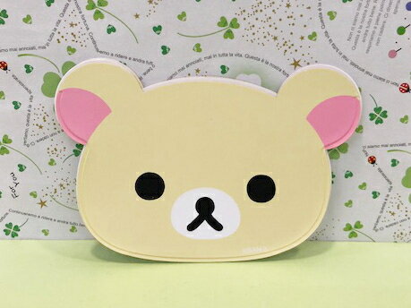 【震撼精品百貨】Rilakkuma San-X 拉拉熊懶懶熊 頭型收納夾(2入)-妹妹#54980 震撼日式精品百貨