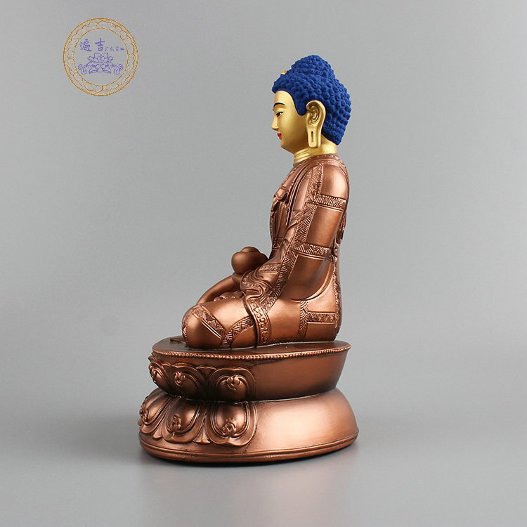 三生蔵 銅塗金釈迦牟尼仏像 銅釋迦牟尼佛像 時代