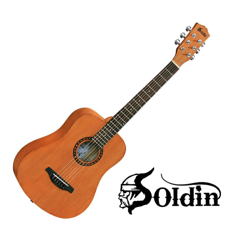免運費 Soldin SA-3422 34吋 桃花心木 Baby 旅行吉他 (附贈全套配件) SA3422【唐尼樂器】