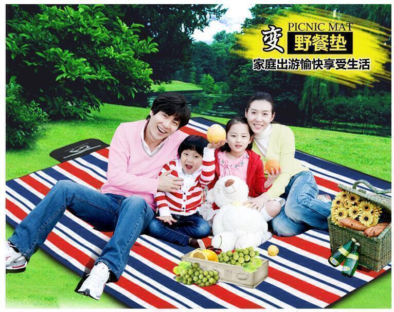 高階絨面鋁箔野餐墊地墊防潮墊戶外露營墊地布