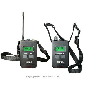 MTG-100Ra MIPRO 無線導覽翻譯接收機(一台)/UHF16頻道/訊號穩定清晰