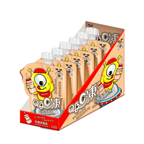 旺旺 吸C凍可吸果凍(乳酸多風味) 90g x 6入★可以吸的果凍★三種口感★每一口都享受 ★零食★零嘴★飲料★下午茶★聚餐 1