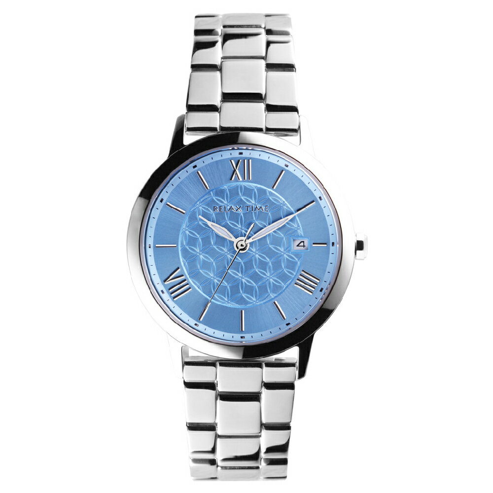 RELAX TIME RT-111-2 生命之花女錶 藍面 38mm｜樂天全館特惠中★指定刷卡回饋10%