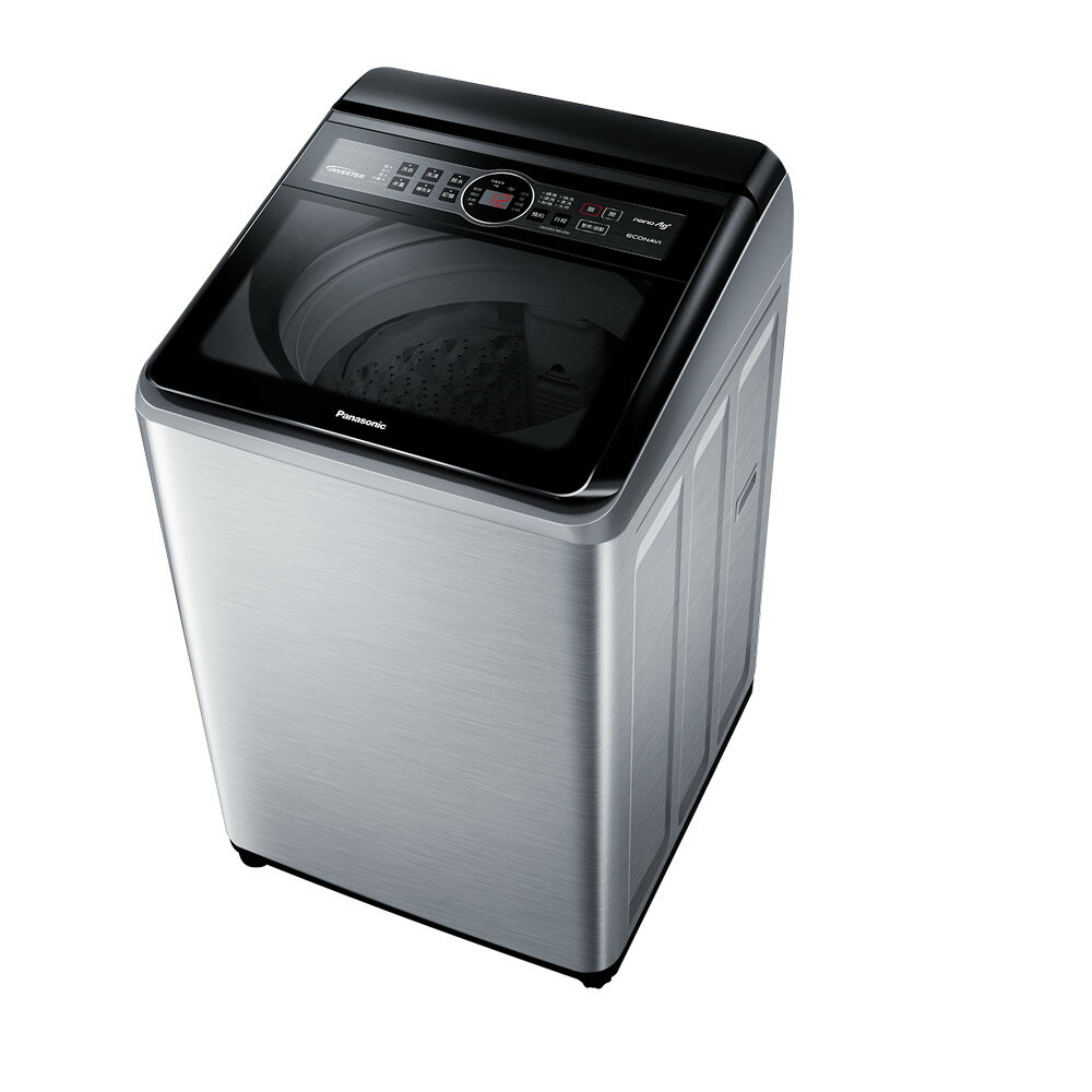 【Panasonic】19公斤雙科技變頻直立式洗衣機(NA-V190MTS-S)