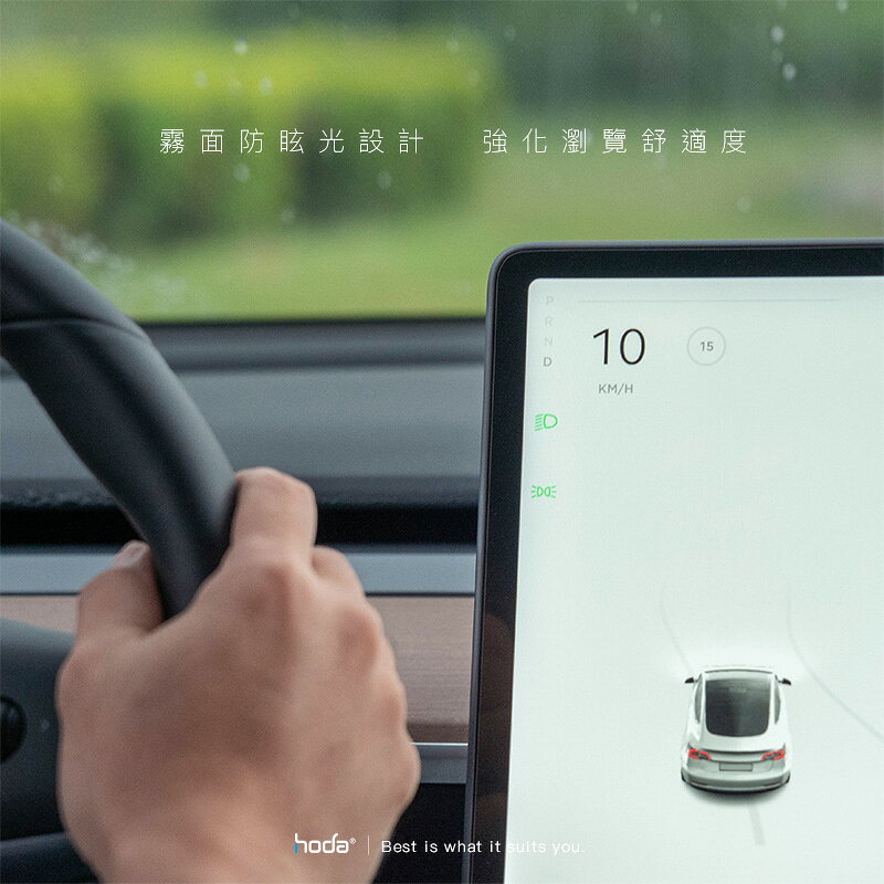 hoda 特斯拉 Tesla 霧面 防指紋 AR 抗反射 9h 玻璃貼 保護貼 螢幕貼 Model Y 3 15吋 7