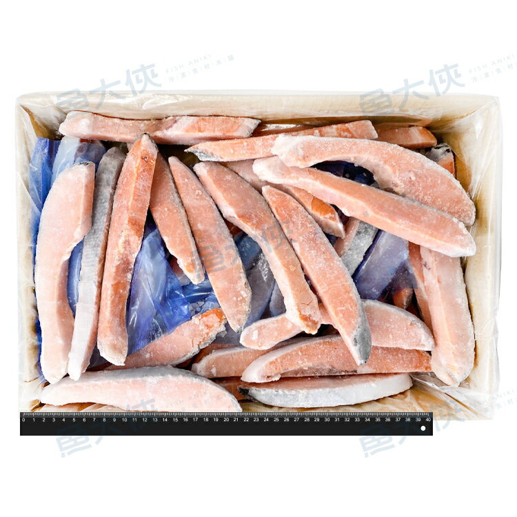 智利-鮭魚半月切D56規(50~60片/6kg/15%冰/件)#無鹽 #整件-1J7B【魚大俠】FH273