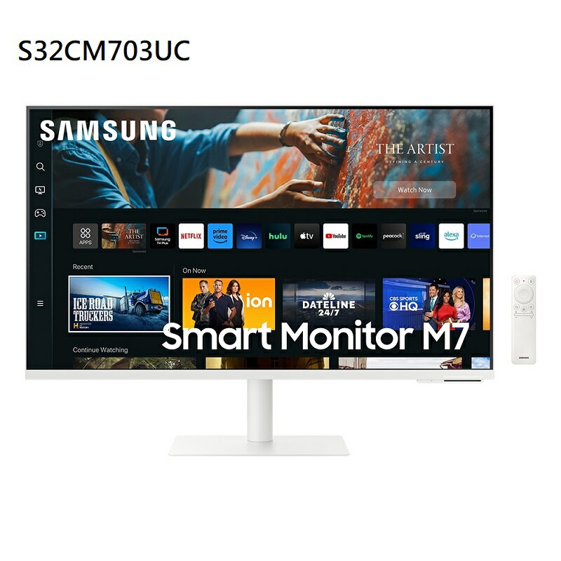 【最高現折268】SAMSUNG 三星 S32CM703UC 32型 4K HDMI Type-C 智慧聯網螢幕