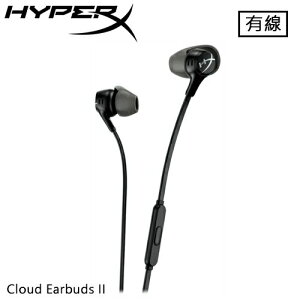 HyperX Cloud Earbuds II 雲雀2 入耳式電競耳機 黑 70N24AA原價1290(省300)