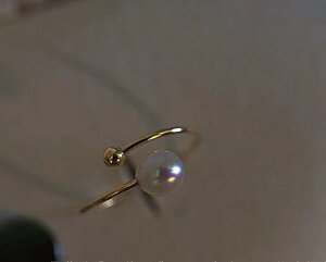 珍珠配件DIY手工材料 S925純銀開口可調節戒指空托 搭配7-8mm戒托