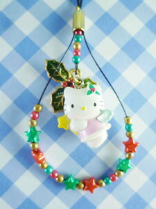 【震撼精品百貨】Hello Kitty 凱蒂貓 限定版手機吊飾-紅綠天使 震撼日式精品百貨