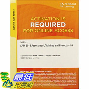 <br/><br/>  [106美國直購] 2017美國暢銷軟體 SAM 2013 Assessment, Training, Projects v1.0 Printed Access Card 1st Edition<br/><br/>