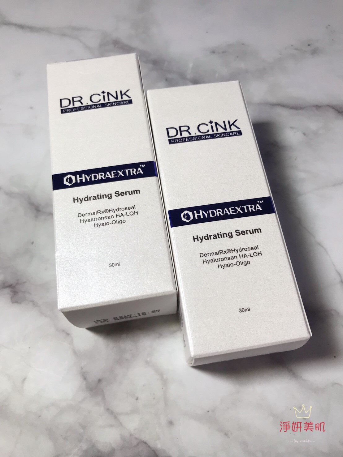 【DR.CINK 達特聖克】水微晶長效鎖水精華液 小藍瓶 升級版 30ml 【淨妍美肌】