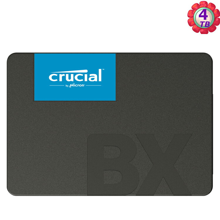 Crucial 美光 BX500 4TB 4T SATA 6Gb/s 2.5英吋 SSD CT4000BX500SSD1 SSD 固態硬碟