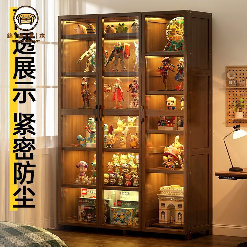 高階手辦收納櫃 多層透明防塵展示盒 模型玩具收藏必備手辦展示櫃 亞克力陳列櫃 樂高擺件裝飾品收納櫃 盲盒化妝品置物貨架免運 工廠直銷 開立發票j227