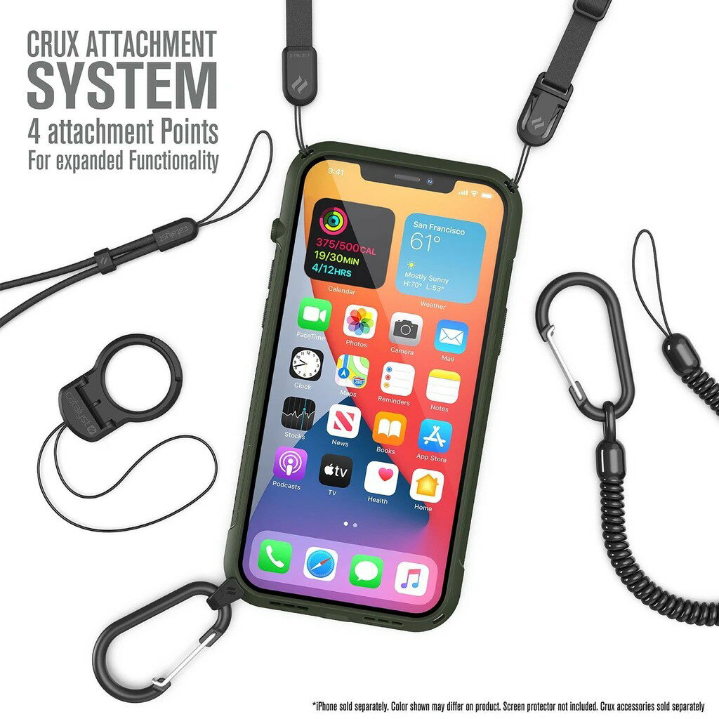 【磐石蘋果】CATALYST iPhone12 全系列 防摔耐衝擊保護殼(霧透/防滑*2色) 3