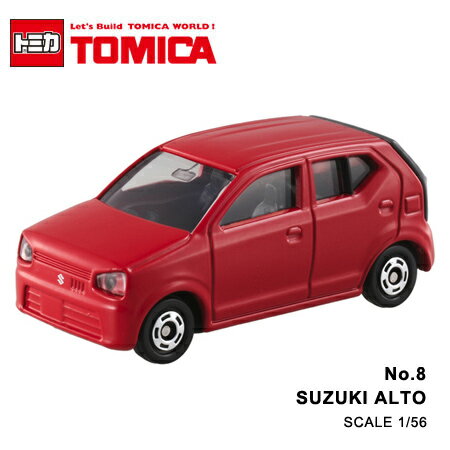 日貨 TOMICA No.8 SUZUKI ALTO 金鈴 掀背 真車系列 汽車模型 多美小汽車【N201322】