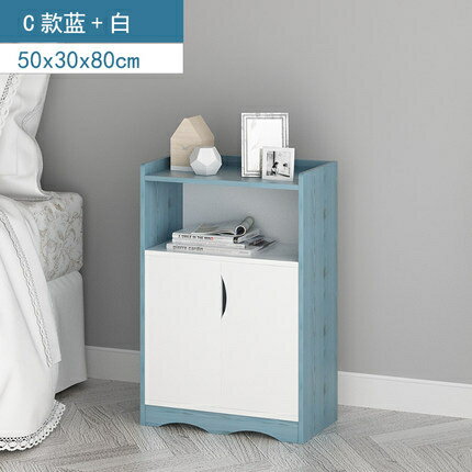 床頭櫃 簡約現代床頭櫃簡易收納小櫃子特價儲物櫃北歐臥室小型床邊櫃 夏沐生活