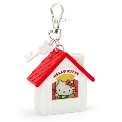 X射線【C943007】Hello Kitty 屋型亮燈鑰匙圈,包包掛飾/鑰匙圈/吊飾/鎖圈
