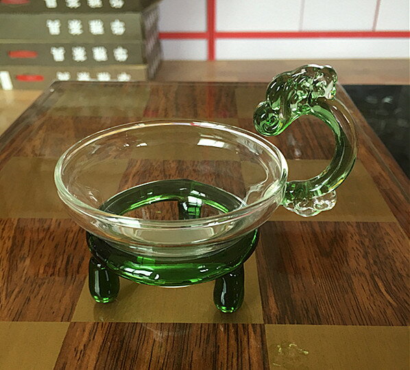 耐高溫玻璃茶具公道杯琉璃把加厚分茶器過濾網茶海功夫花茶杯