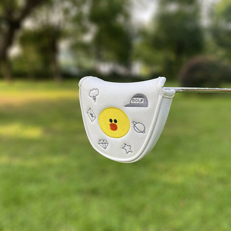 卡通熊高爾夫球桿套桿頭套保護套一號木小雞腿桿套鐵木推桿套磁吸【亞德機械五金家居】 8