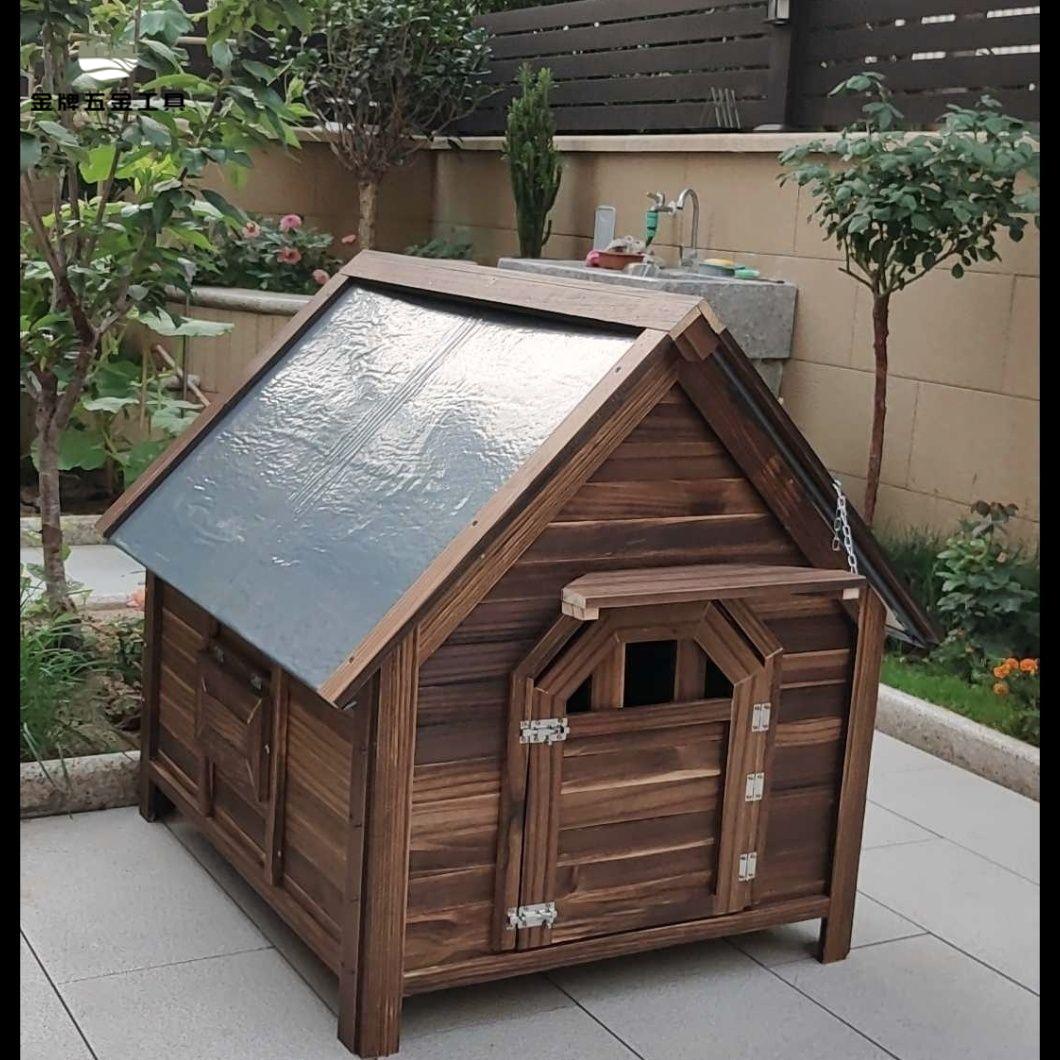 廠家直銷 實木狗屋 實木狗窩 狗屋 狗窩 狗房子 防曬防雨犬舍實木狗窩戶外防水房子狗屋室外通用四季狗舍別墅 特價出 現貨 免運sysy