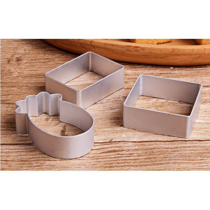 【嚴選&現貨】鳳梨酥模具 陽極鋁合金鳳梨模 鋁製餅乾模 餅乾模 慕斯圈 鳳梨酥烤模 切模 長型鳳梨酥模 長方形模 餅乾模 2