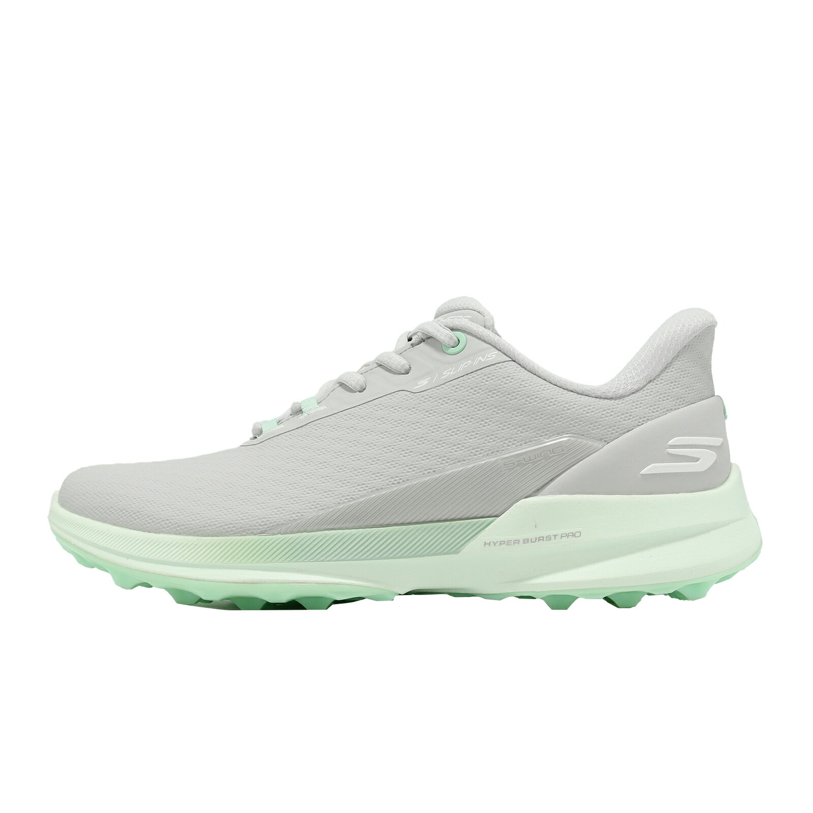 Skechers 高爾夫球鞋 Pure Slip-Ins 女鞋 灰 防水鞋面 緩衝 抓地 123147LGAQ