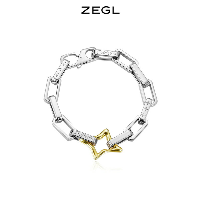 ZEGL設計師甜酷機能風手鏈女生ins小眾設計冷淡風簡約手飾配飾品