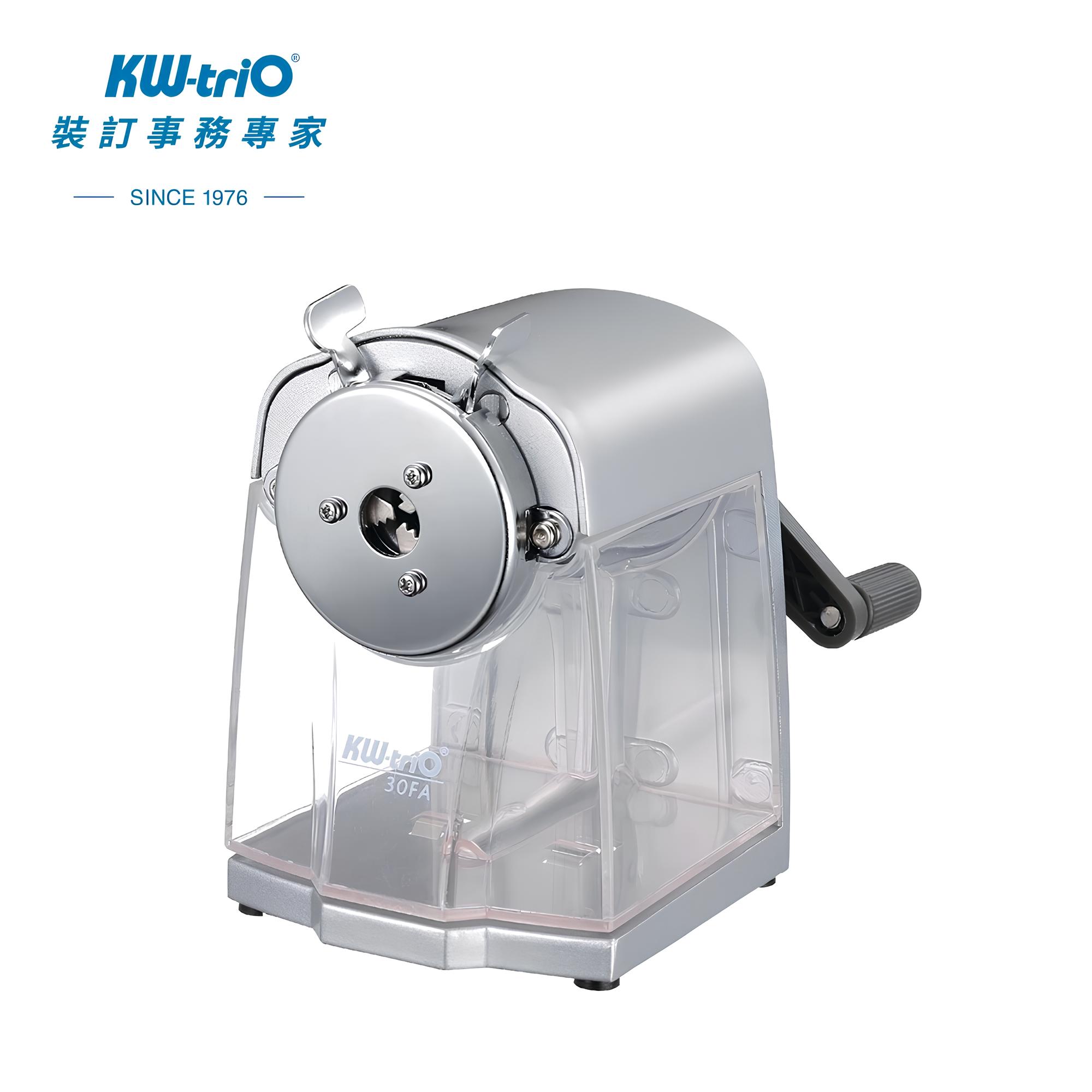 KW-triO 鋅合金兩用削鉛筆機 030FA  削筆機 削筆器 手搖卷 手卷式