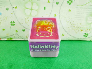 【震撼精品百貨】Hello Kitty 凱蒂貓 3D印章-問號圖案-紫色外殼 震撼日式精品百貨