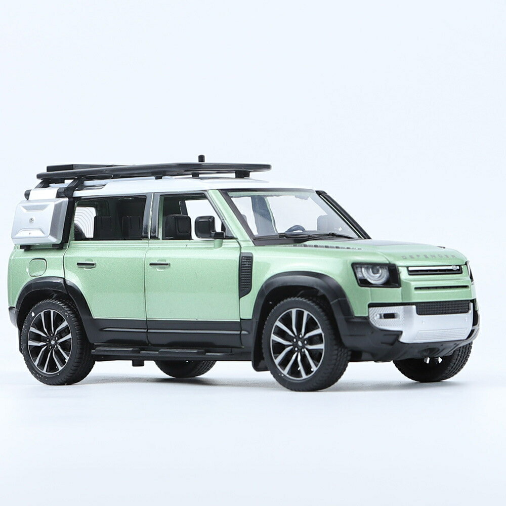 LAND ROVER路虎新衛士戶外版 模型車 1:24模擬合金越野車模型 聲光回力 遙控車遙控車 擺件禮物