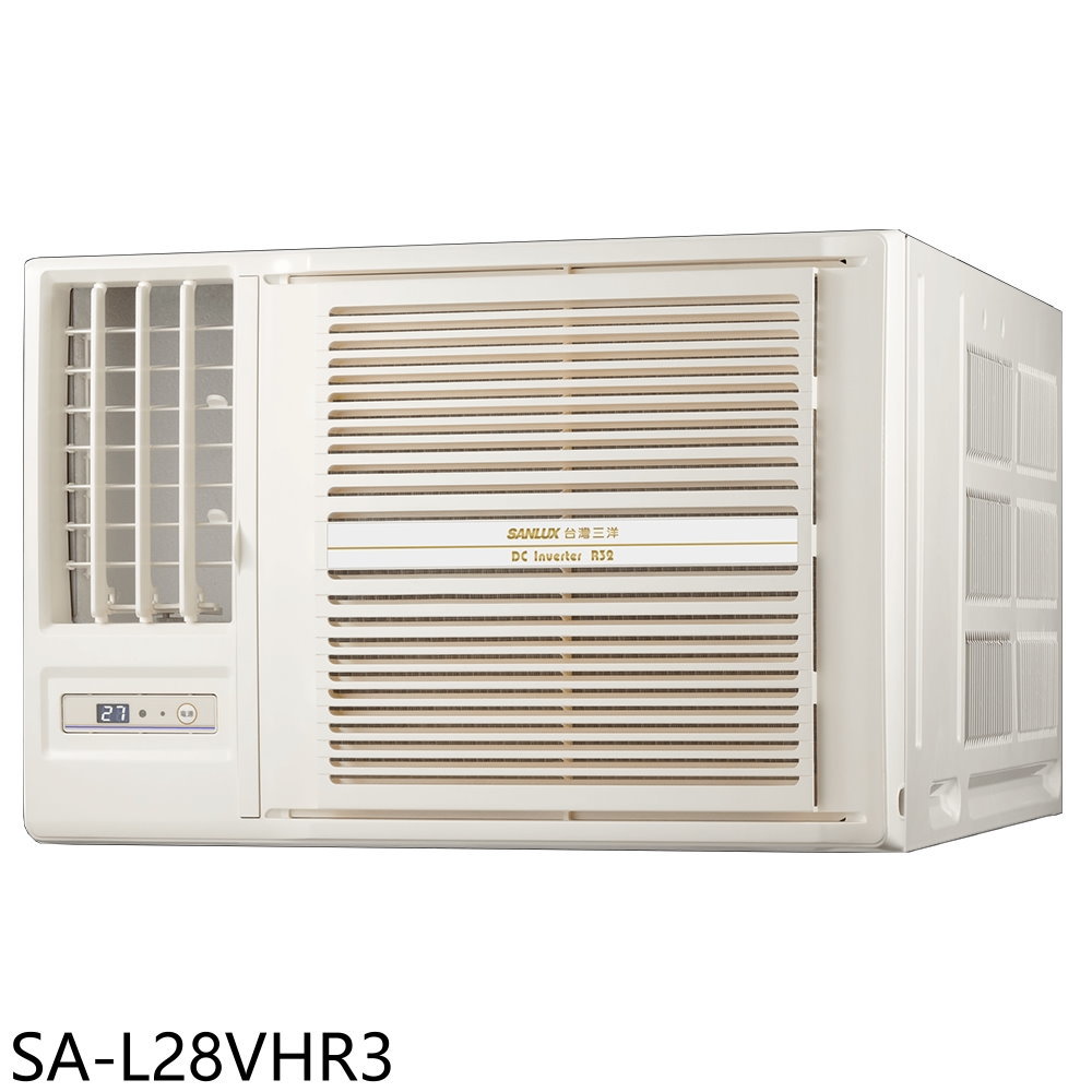 APP下單4%點數★SANLUX臺灣三洋【SA-L28VHR3】R32變頻冷暖左吹窗型冷氣(含標準安裝)