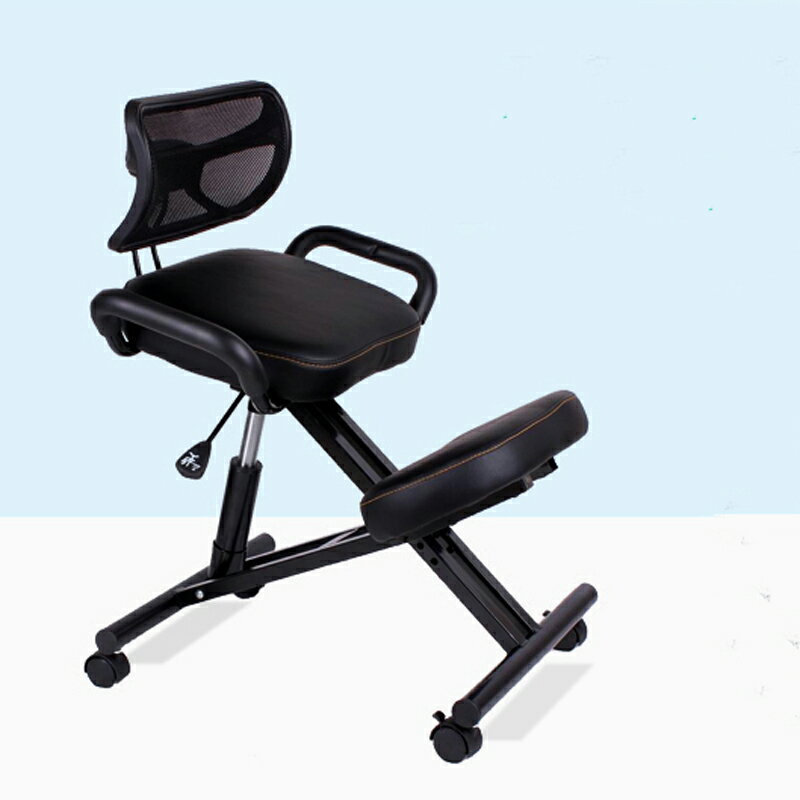 椅子 正姿跪椅電腦椅騎馬椅 坐姿護腰椅 寫字椅人體工學靠背跪坐椅 科凌旗艦店