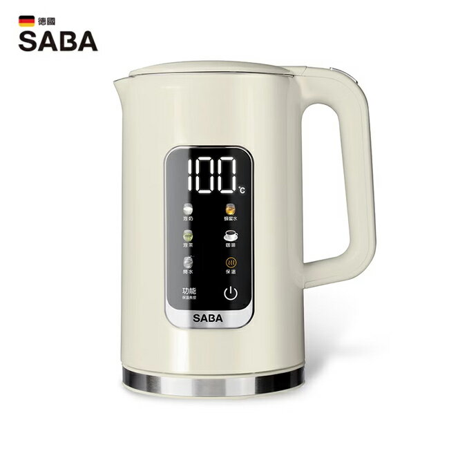 【SABA】1.7L 智能溫控快煮壺 SA-HK41