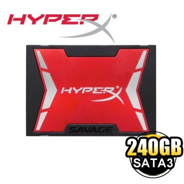 【新風尚潮流】金士頓 240GB HyperX Savage SSD 2.5吋 固態硬碟 SHSS37A/240G
