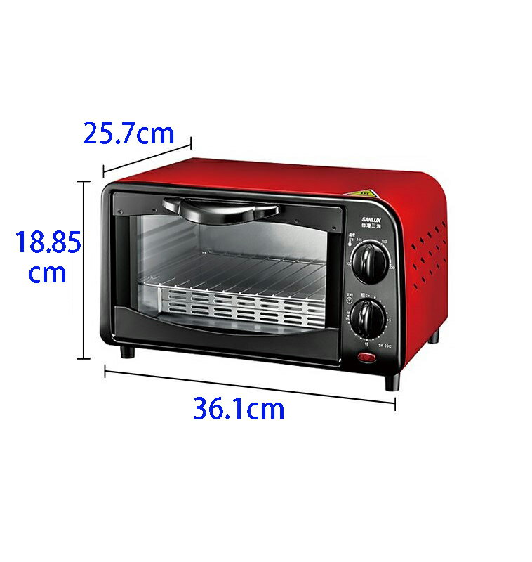 SANLUX 台灣三洋SK-09C 電烤箱(9L) 6 SANLUX 台灣三洋SK-09C 電烤箱(9L) 6