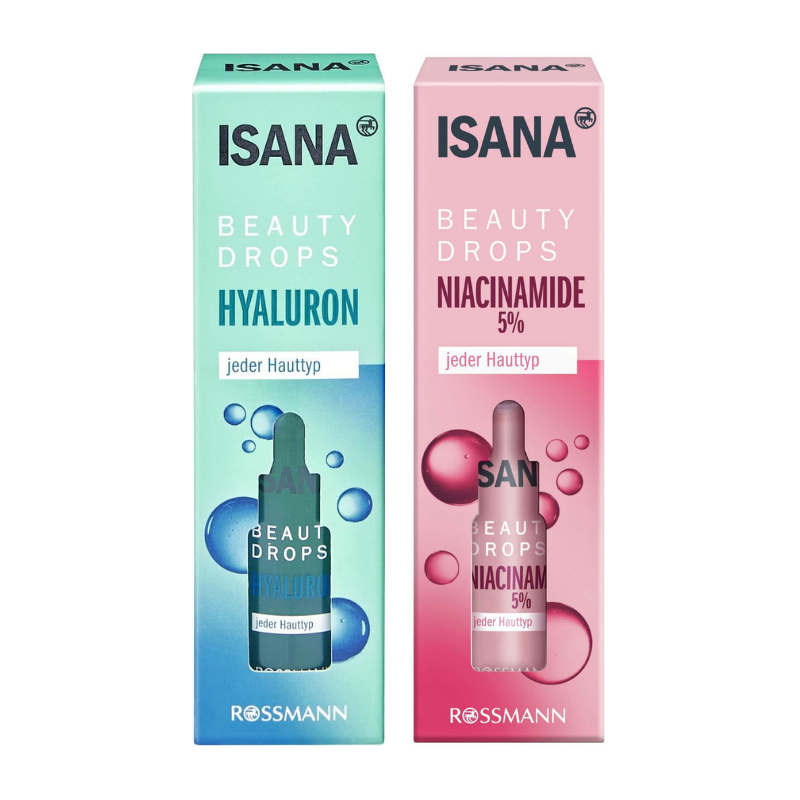德國 ROSSMANN ISANA 保濕精華 30ml 蘆薈 維生素B3 保濕 緊緻 附發票現貨 ｜換季推薦⚡專櫃保養 初秋彩妝 品牌香氛 【心心哈德】