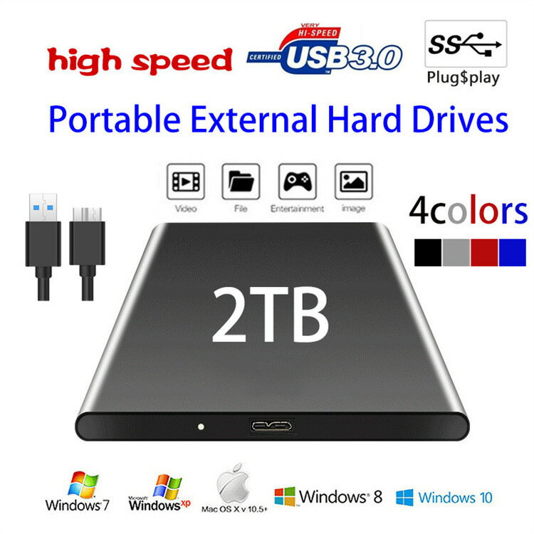 直供40G-12TB移動硬碟 USB3.0介面外接移動硬碟 擴容升級硬碟【宜家良品百貨】