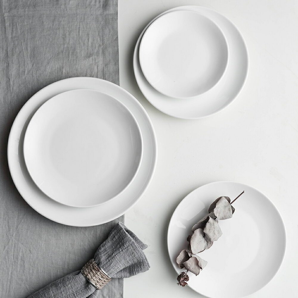 摩登主婦北歐早餐盤子陶瓷餐具西餐圓盤涼菜盤碟大號盤牛排餐具盤