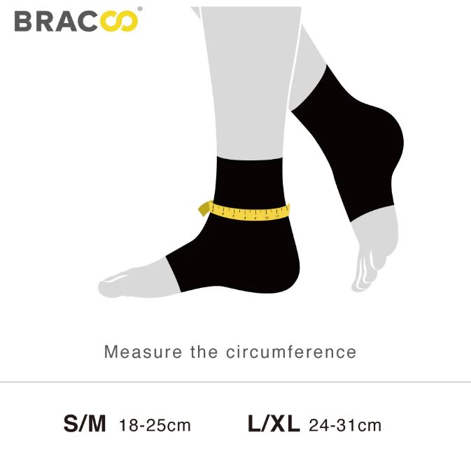 BRACOO奔酷 十字加壓套筒護踝 FS60 S/M L/XL 護踝 6