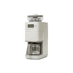 Siroca全自動石臼式研磨咖啡機-白灰色 SC-C2510+加贈不銹鋼鈦濾網