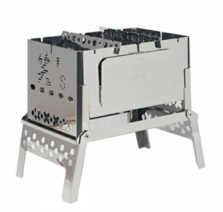 【4件組】日本原裝 笑'S B6君 燒烤架 可折疊收納 烤肉架 焚火台 B-6君中秋節 露營 日本正規品代購