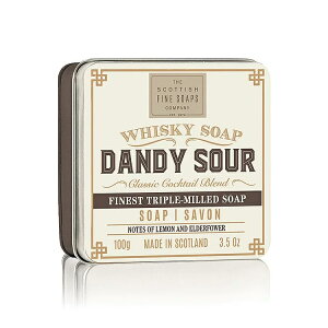 【紳士用品專賣】英國 Scottish Fine Soaps 威士忌系列 紳士沐浴皂（男子漢 Dandy Sour / 白盒）
