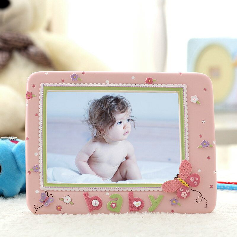 寶寶生日周歲禮物七寸相架 創意兒童相框擺臺7寸照片框代沖印相片
