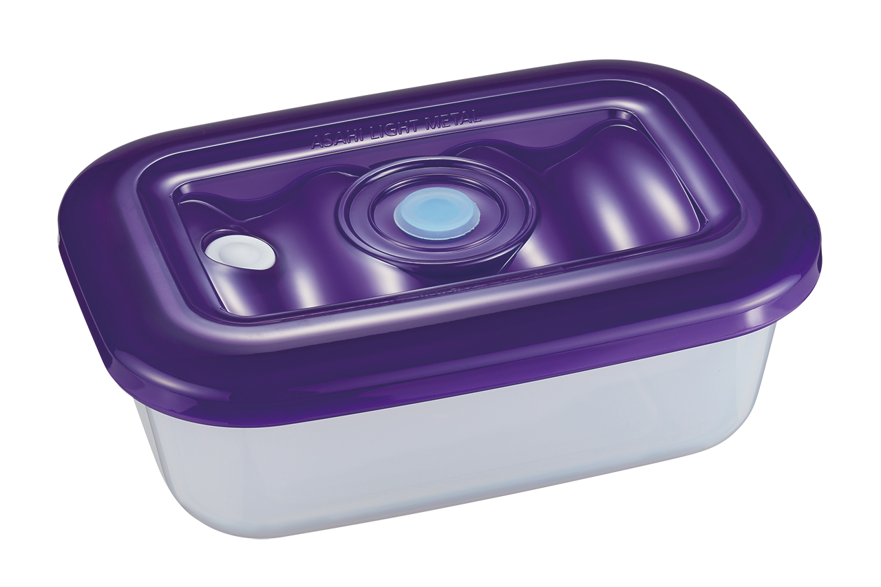 【朝日調理器】台灣製 微波抗菌真空保鮮盒+真空棒 真空密封容器 可堆疊保鮮盒 官方直營 1