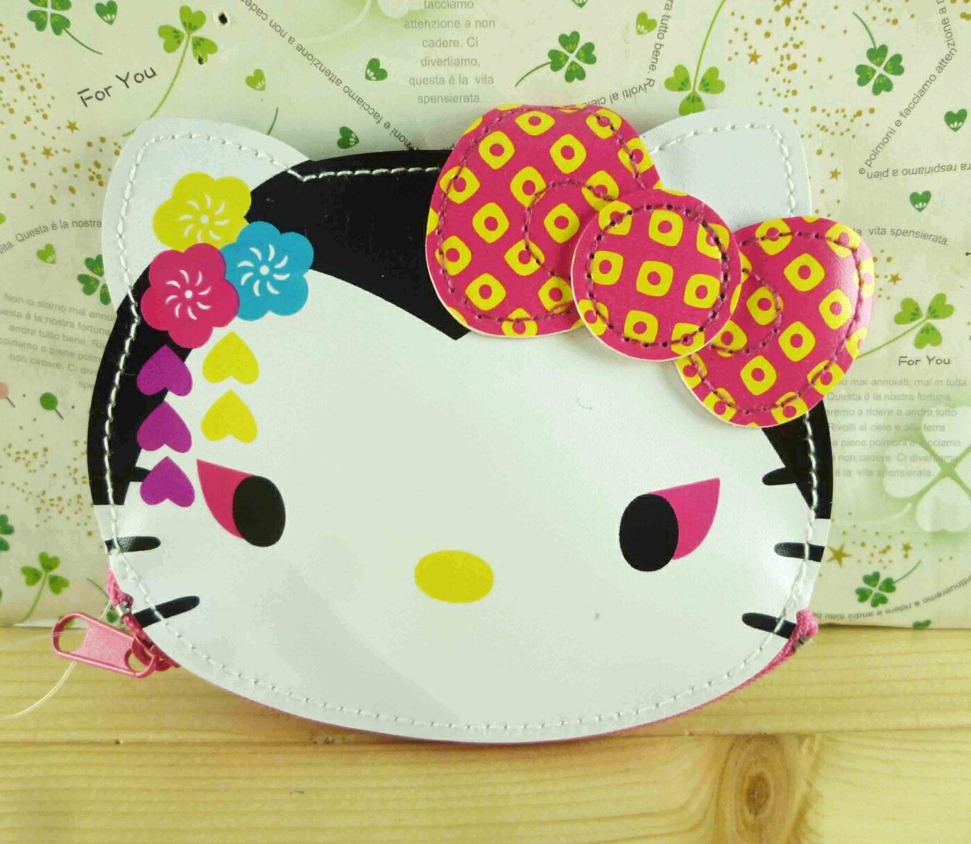 【震撼精品百貨】Hello Kitty 凱蒂貓-造型零錢包-藝妓 震撼日式精品百貨