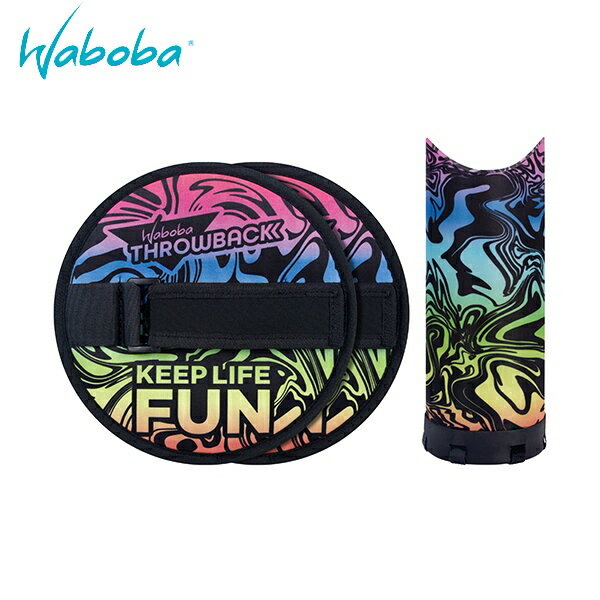 免運出清 瑞典 WABOBA Waboba Throwback 黏黏滑翔組(2+1)/黏球靶玩具組 # 590C01