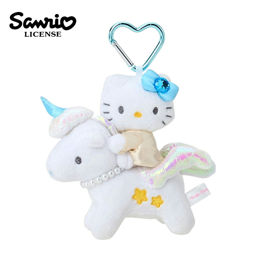 【日本正版】凱蒂貓 天馬系列 玩偶吊飾 吊飾 娃娃 絨毛玩偶 Hello Kitty 三麗鷗 Sanrio - 991379